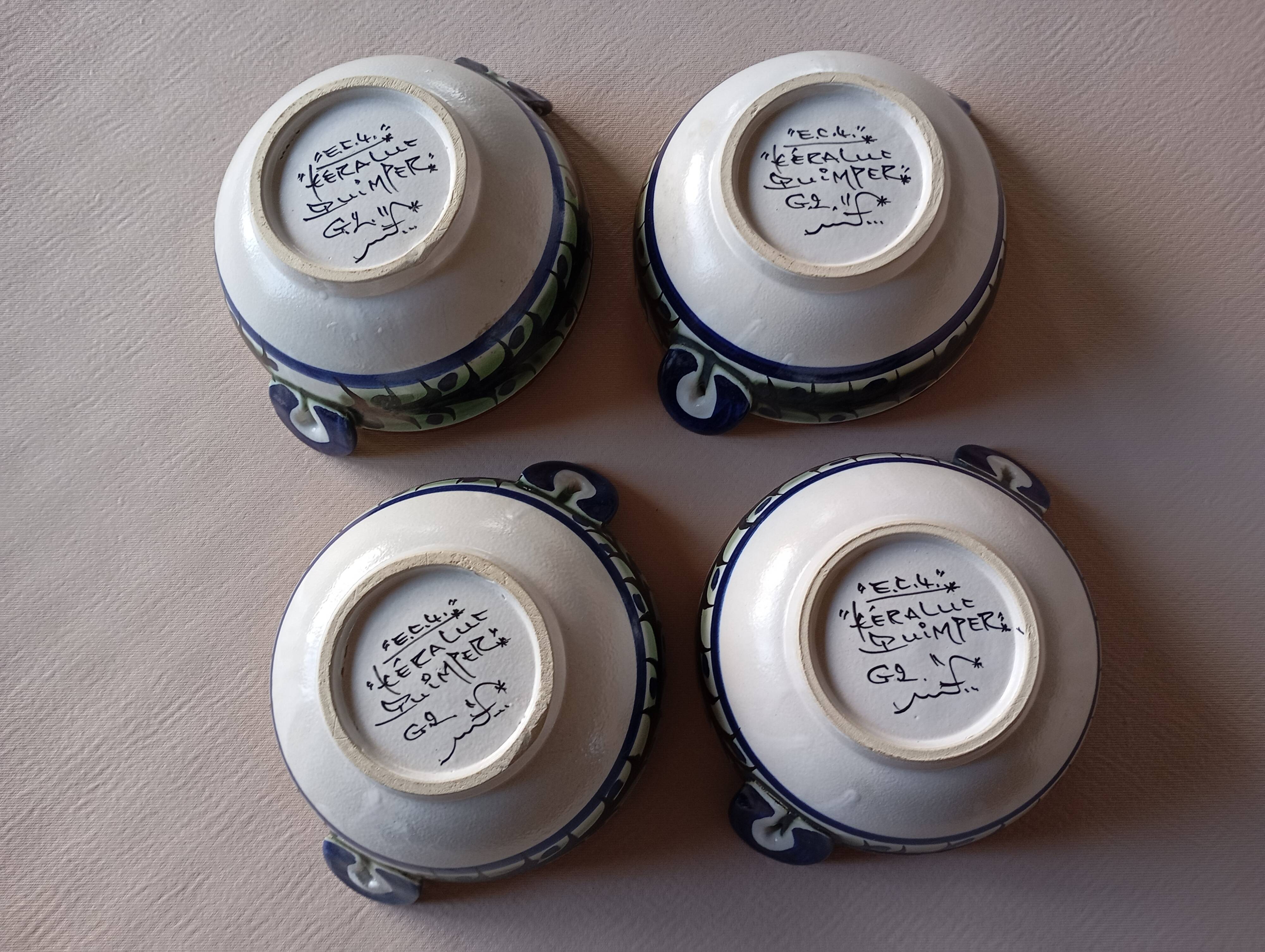 Ear bowls Keraluc (Quimper)