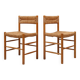 Pair Dordogne Straw Chair by Robert Sentou  1960s