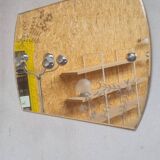 Art deco beveled mirror