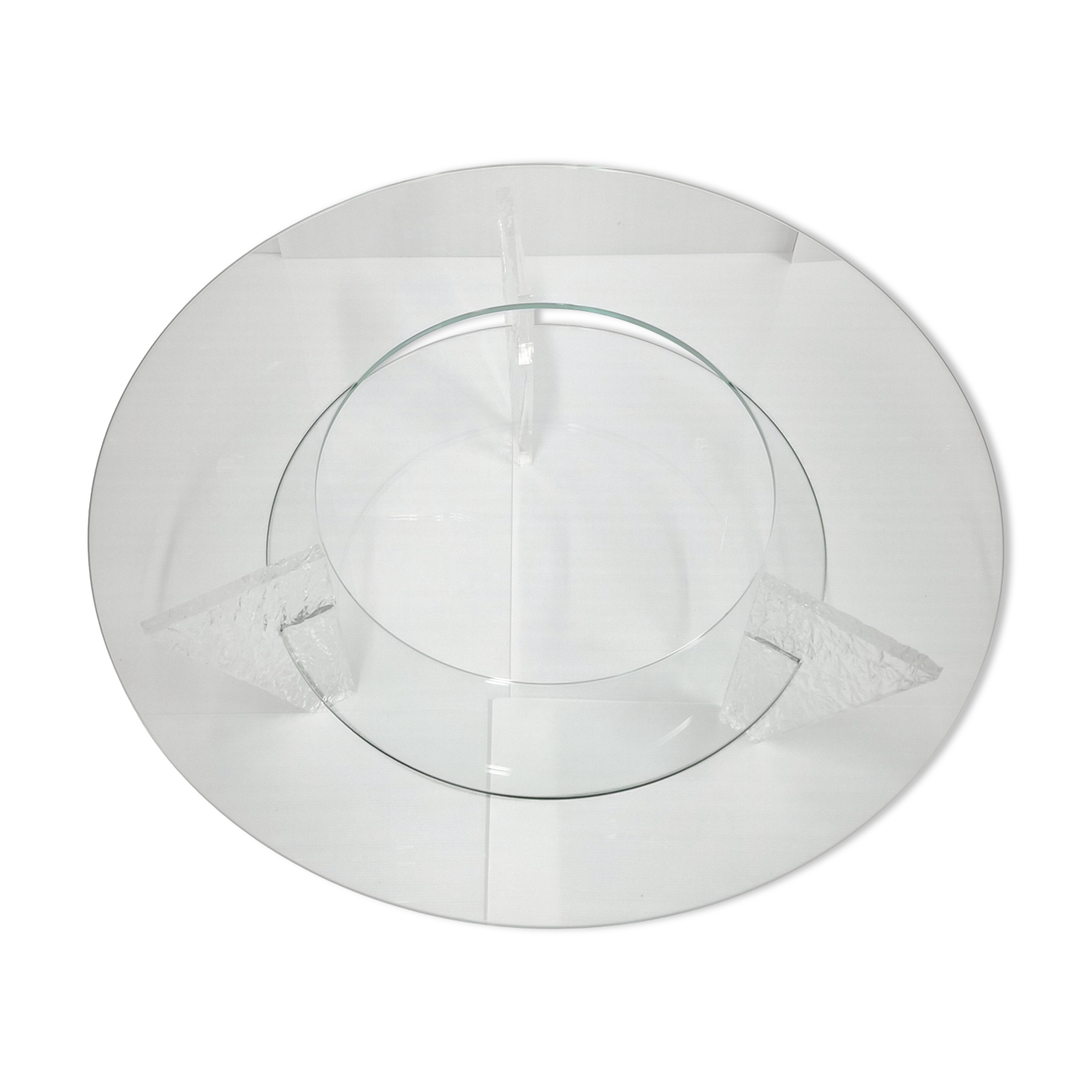 Vintage coffee table by Jeannot Cerutti, 1980