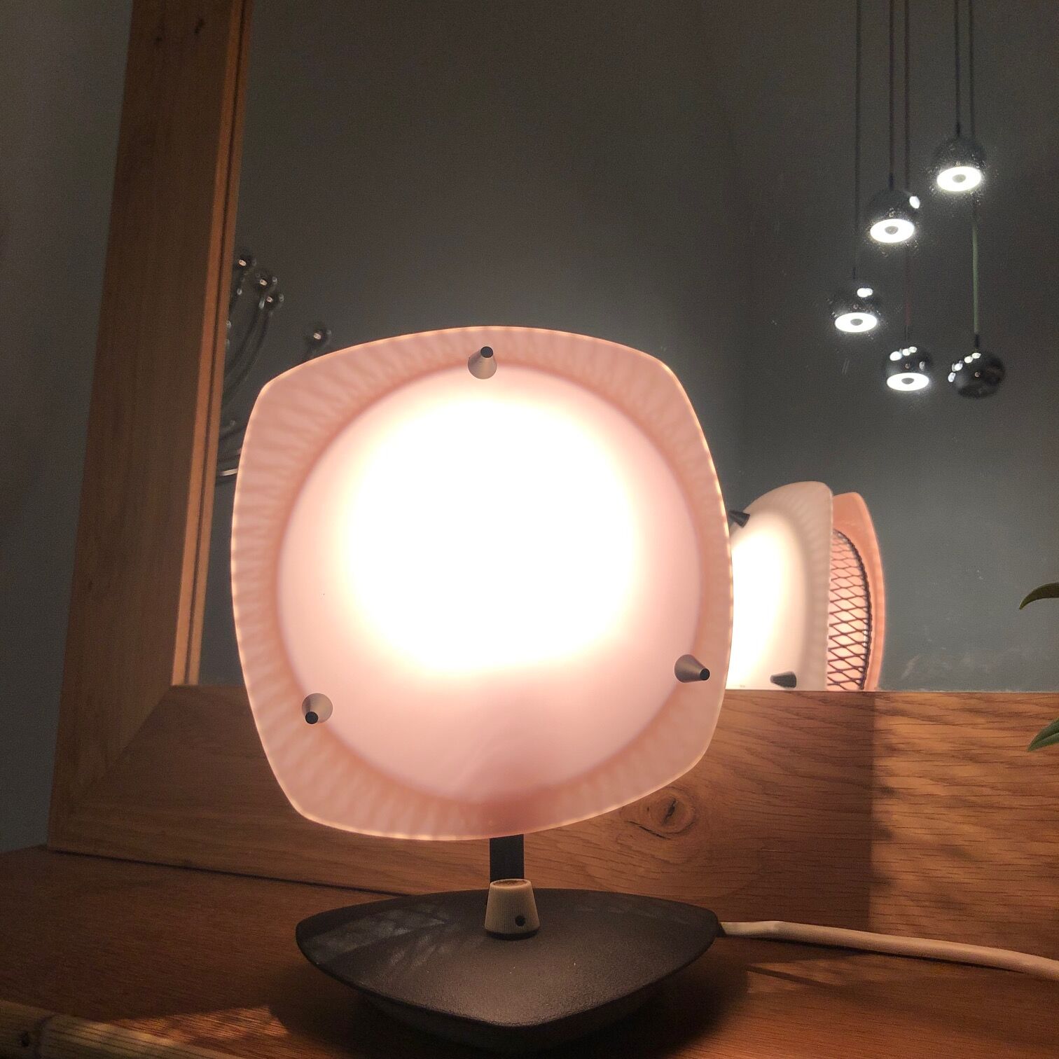 Tele-ambiance / Sonnenkind design lamp with dimmer, 1950s