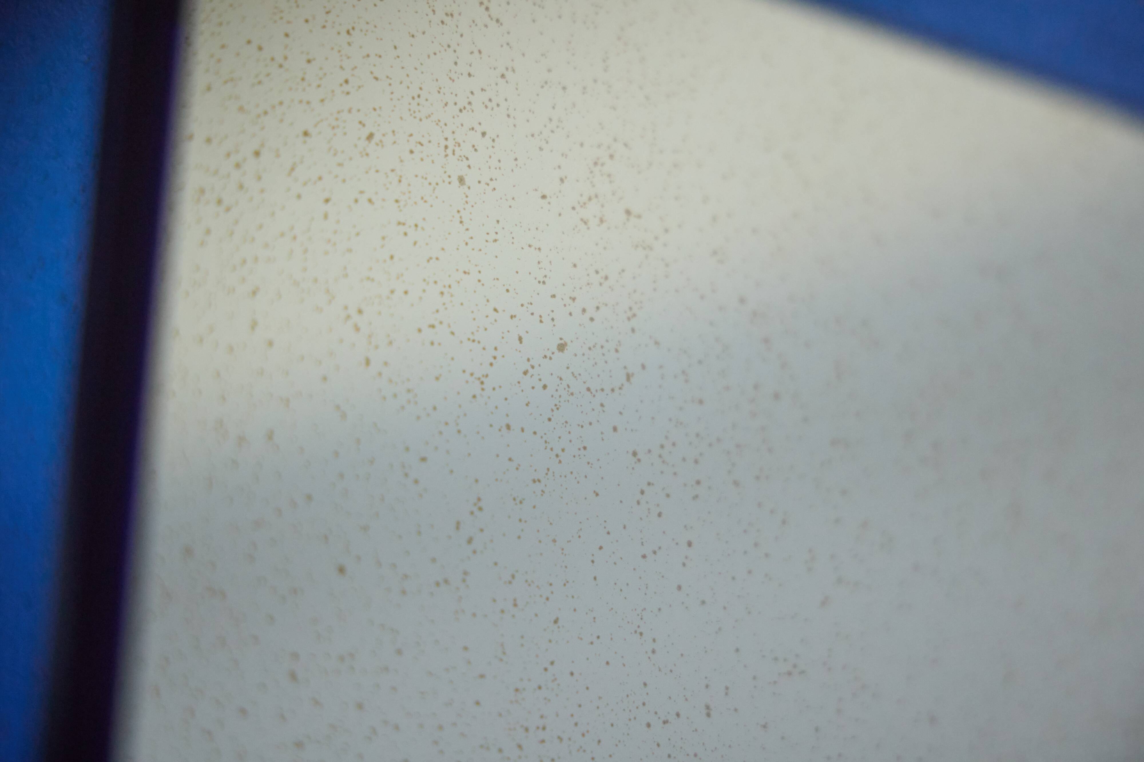 Blue Coloured and Mirrored Glass Wall Mirror, Italy, 1960s