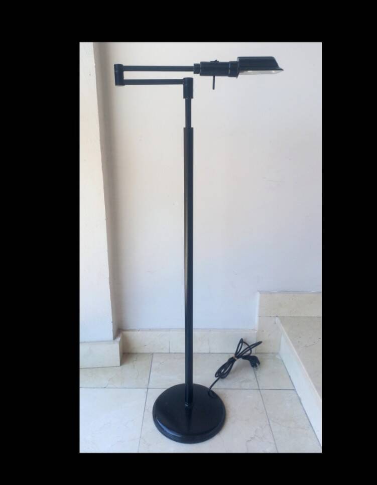 Mid centuri pharmacist floor lamp
