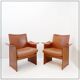 Paire de fauteuils de SàM "Korium" par Tito Agnoli pour Matteo Grassi 1970'