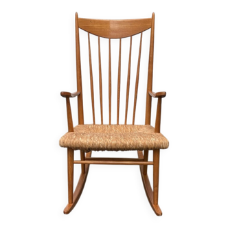 Mid-century Danish rocking chair