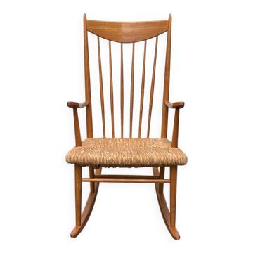 Mid-century Danish rocking chair
