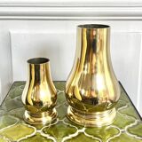 Paire de vases en laiton