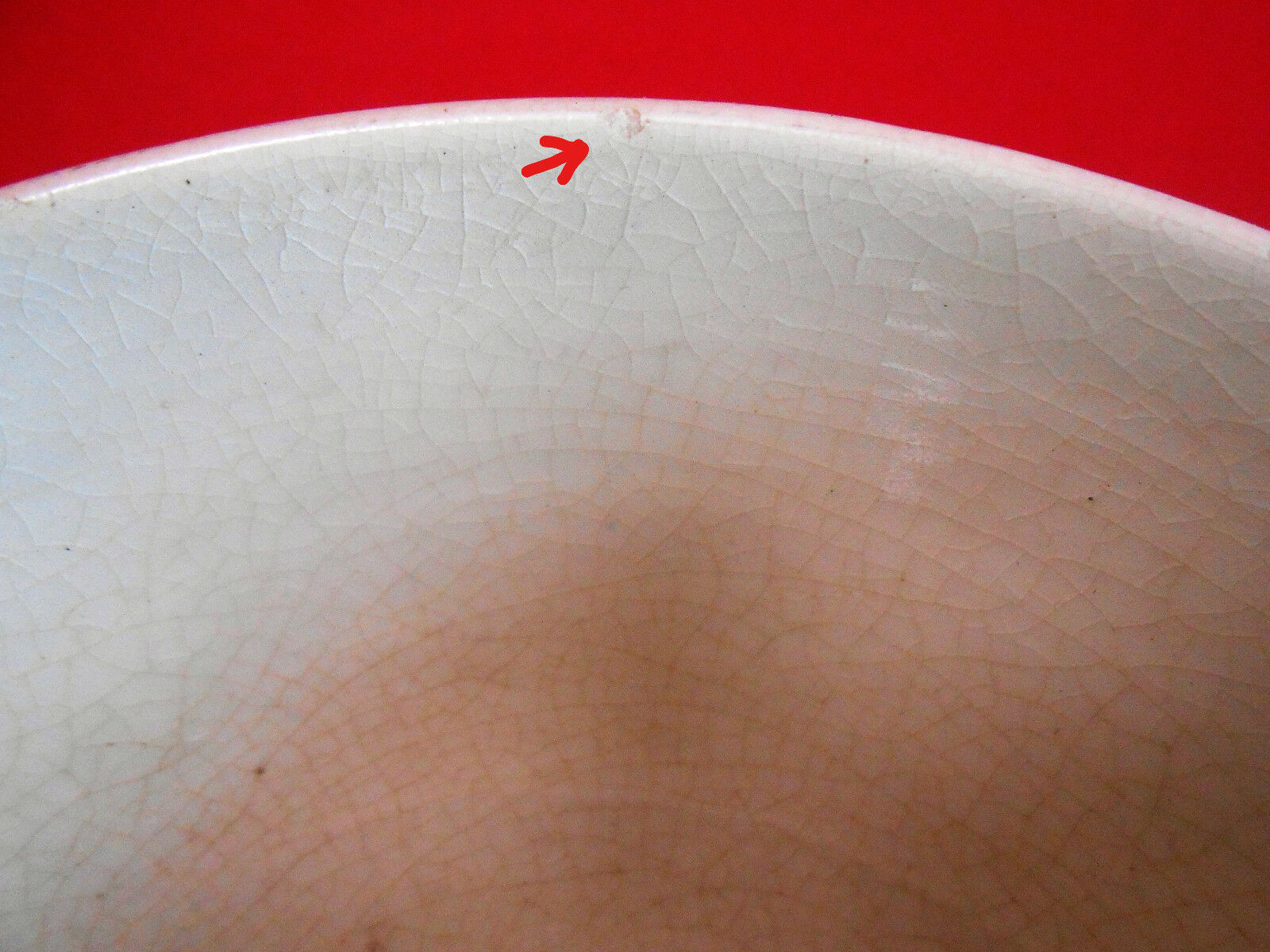 Cracked earthenware bowl Vallauris spring décor