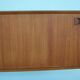 Danish MidCentury Teak Wall Mounted Sideboard, 1960s.