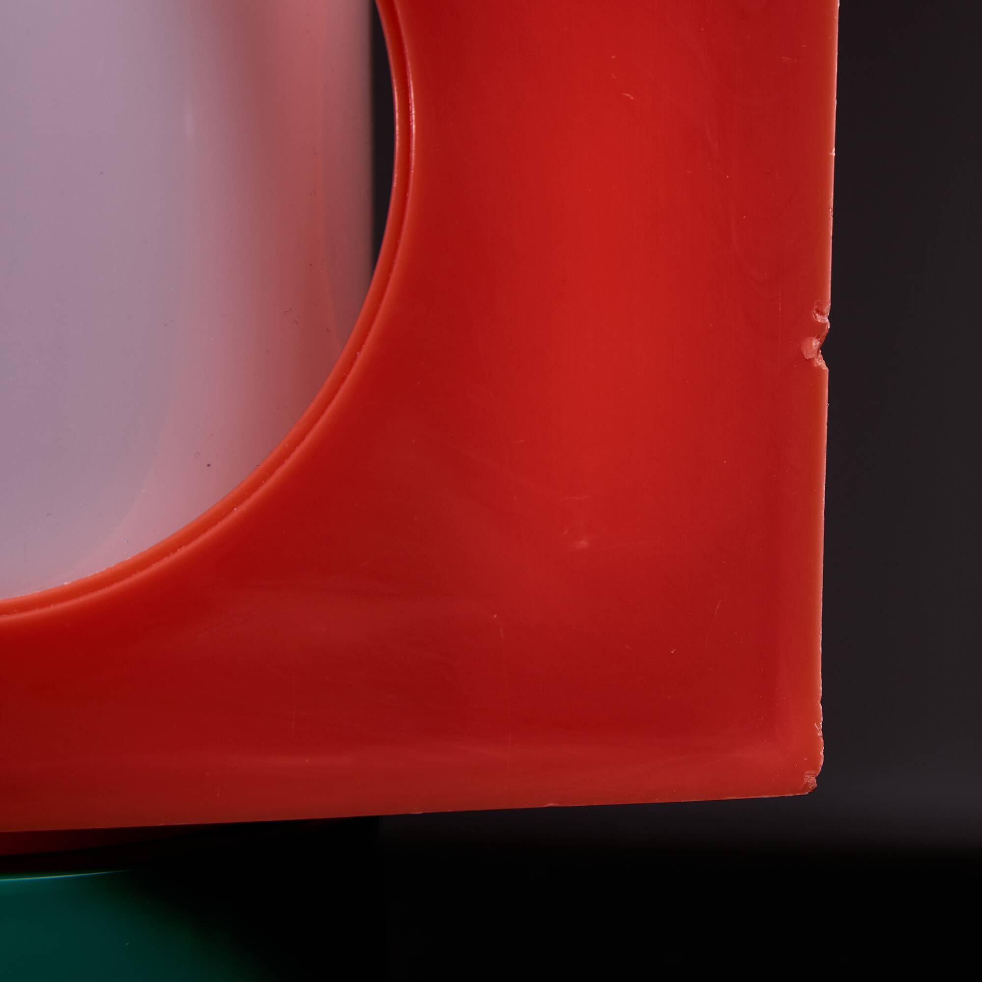 Geometrical, Orange Triangle-based Table Lamp