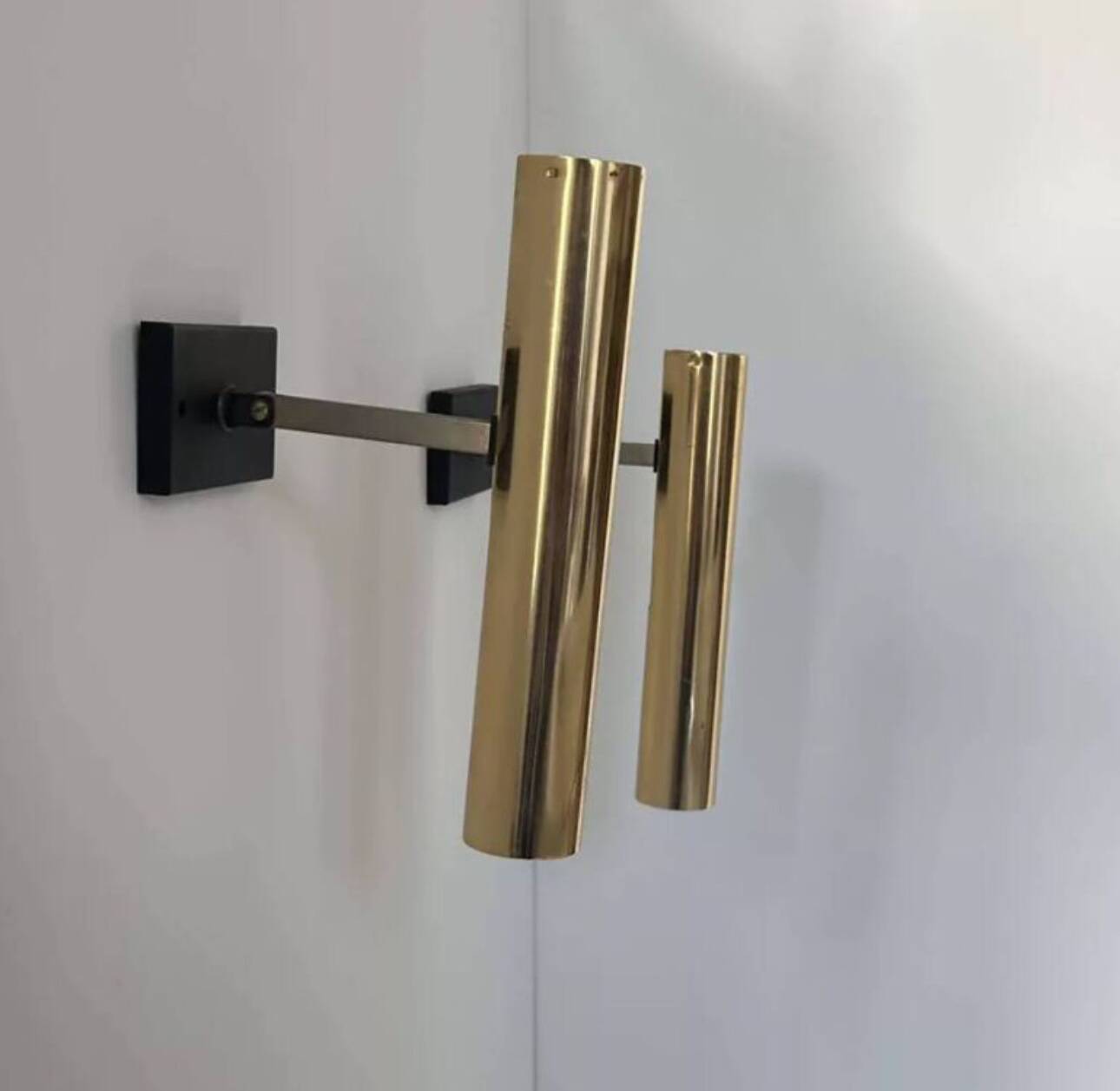 Pair of modernist wall lights