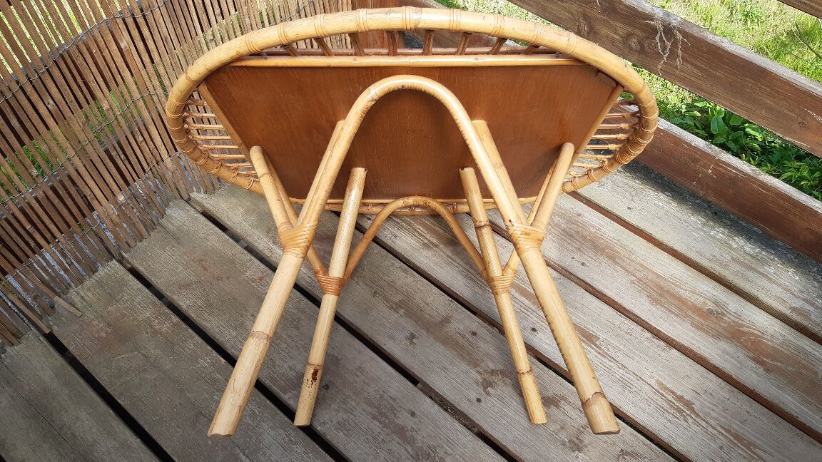 Rattan coffee table 1960