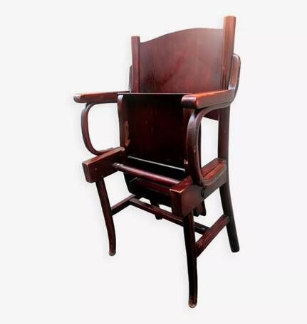Thonet cinema chair in turned wood 1930