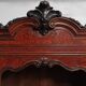 Library from the Napoleonic III era in thuya burl.