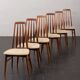 Danish Rosewood Eva Dining Chairs by Niels Koefoed for Koefoeds Hornslet