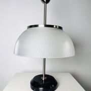 Lampe de table 'Alfa' avec base en marbre par Sergio Mazza pour Artemide, Italie, réédition des années 1950.