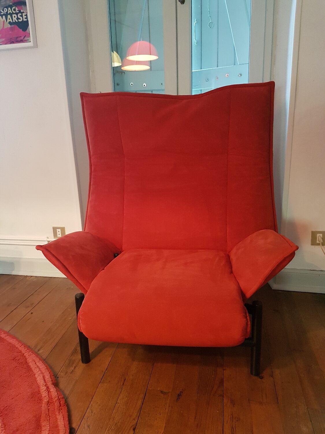 Fauteuil Véranda Lounge de Vico Magistretti pour Cassina