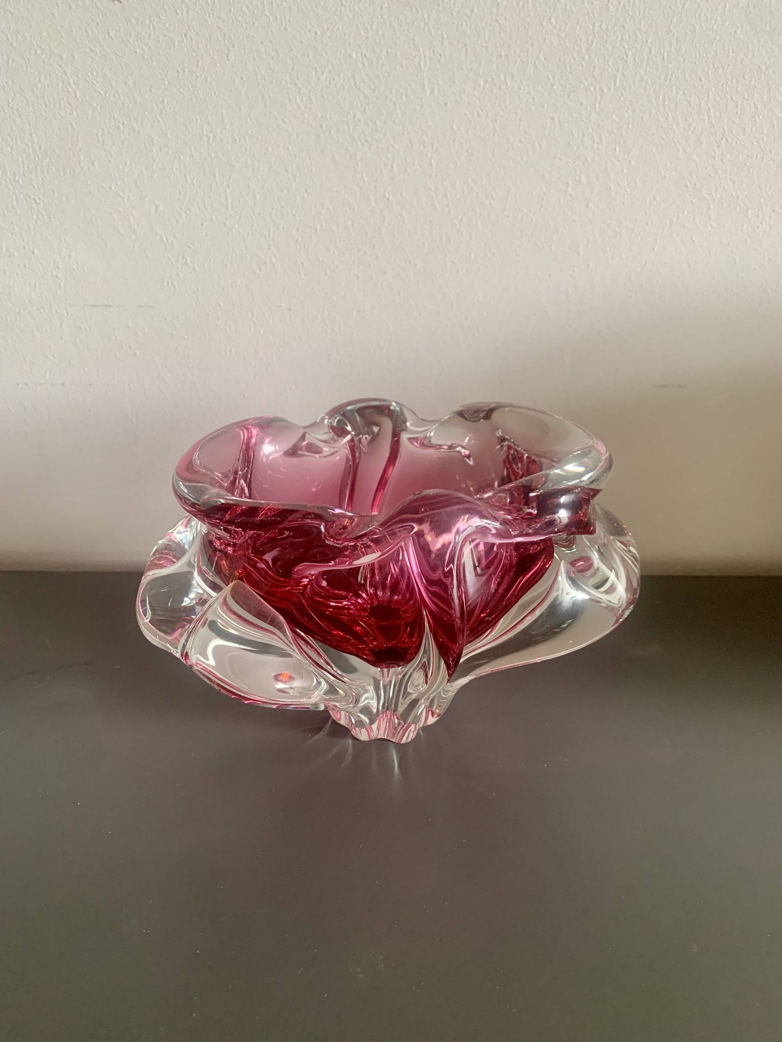 Bowl  by Jozef Hospodka for Chribska Sklarna, 1960s