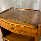 pair of bedside tables, 19th century flying table
