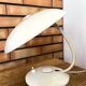 Original Bauhaus white desk lamp by Helo Leuchten