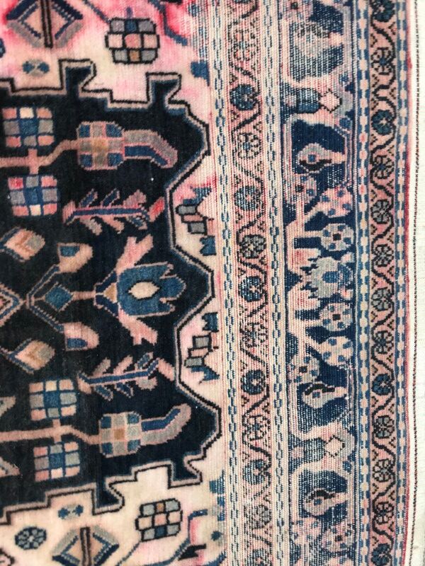 Carpet vintage Persian Hamadan done hand 155 X 262 CM