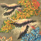 Tapestry by Robert Debiève "The flight of flamingos"