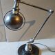 Workshop lamp Jieldé 2 industrial arm patina graphite rifle barrel