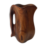 Pitcher in years 50/60 olive wood