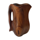Pichet en bois d'olivier années 50/60