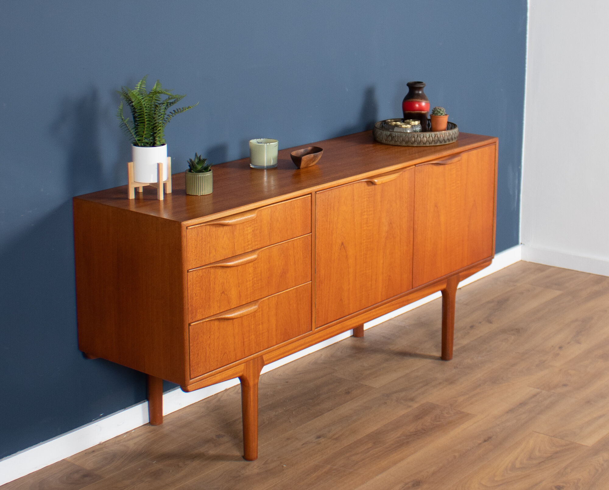Retro teak 1960s short mcintosh of kirkcaldy dunvegan sideboard tom robertson