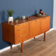 Retro teak 1960s short mcintosh of kirkcaldy dunvegan sideboard tom robertson
