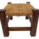 Vintage footstool stool minimalist