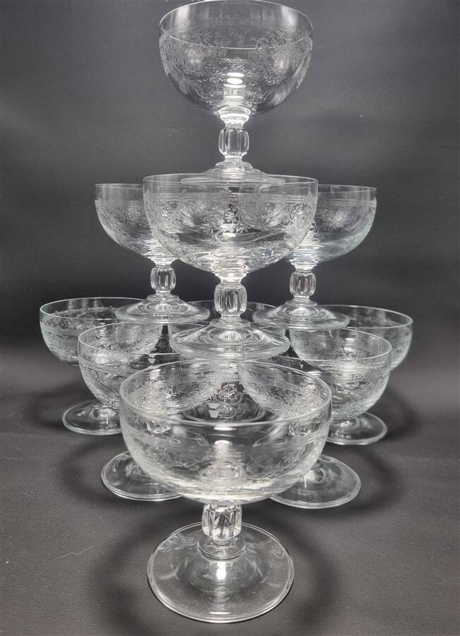 Set de 10 coupes à champagne