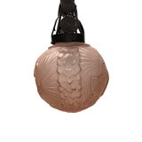 Frans Art Deco Hanglamp Van Muller Freres Luneville, 1930s
