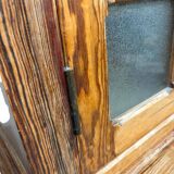 Vintage wooden display cabinet / wardrobe