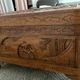 Large chinese chest, carved camphor wood. 1st half of the XXth century