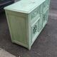Buffet in painted and patinated mahogany wood dating from the late nineteenth century