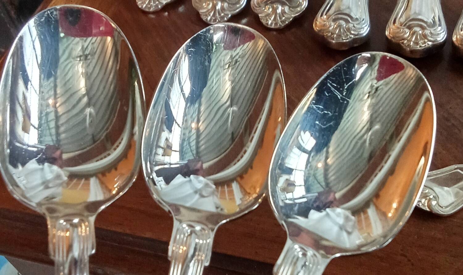 Old Christofle cutlery, Port Royal model, 15 pieces