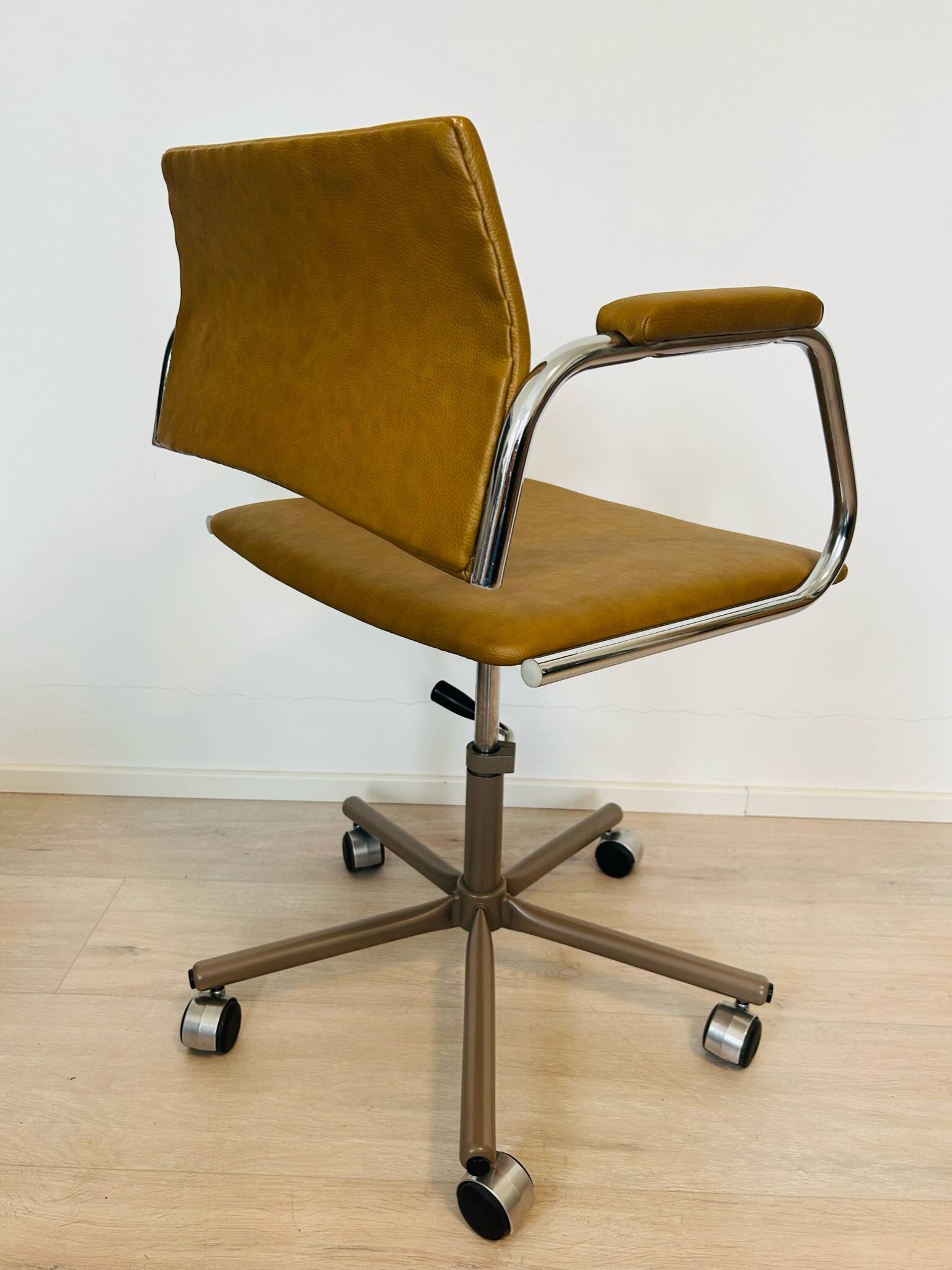Vintage Mustard Office Chair Model K-380 from Kovona