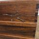 Old wooden transport trunk
