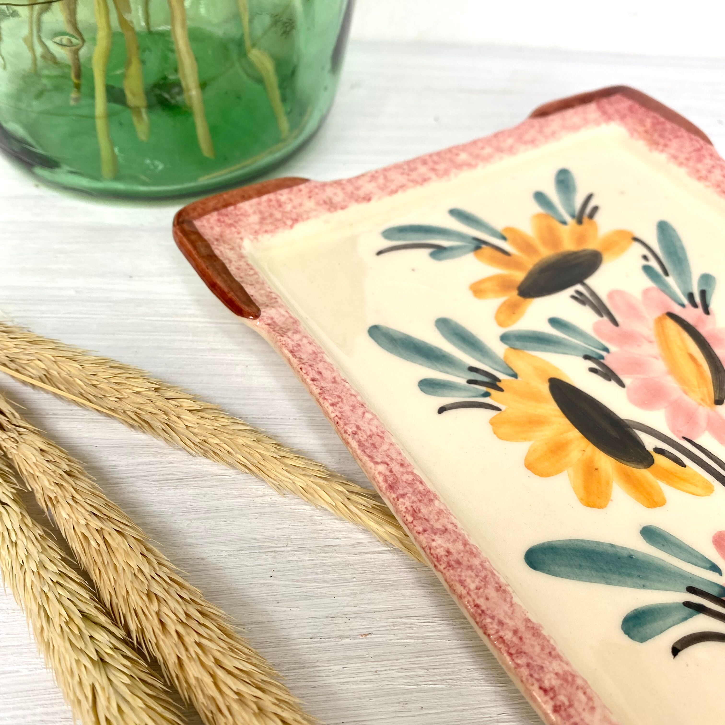 Rectangular handmade ceramic dish