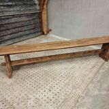 Old wooden bench side table 26 x 230 cm