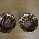 Set of 2 Domino cups from Sarreguemines