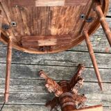 Large round oak table