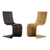 Pair of Contour Chairs by Alejandro Estrada for Piegatto, Guatemala, 2006