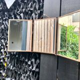 Miroir triptyque de barbier