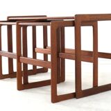 Arne Hovmand Olsen for Mogens Kold coffee table with 2 nesting tables