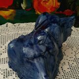 Ceramic Blue Baboons Art Crafts