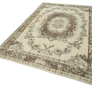 Anatolian Handwoven One-of-a-Kind 1980s Beige Rug 182 cm x 290 cm