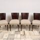 Set of 4 H-214 Dining Chairs by Jindřich Halabala, 1930s, Czechoslovakia
